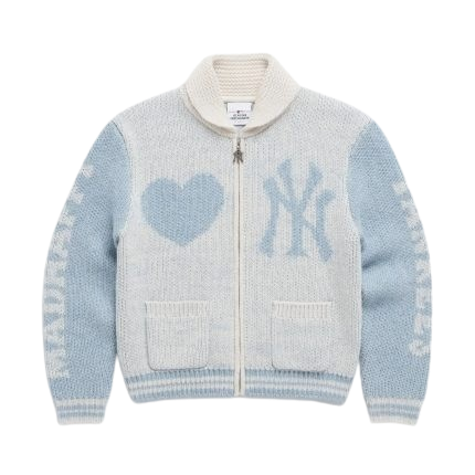 Breeze Madhappy Yankees Full Zip Shawl Sweater
