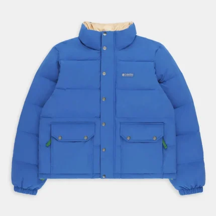 Cobalt-Blue Madhappy x Columbia Wallowa Puffer Jacket