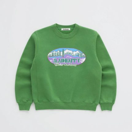 Green Madhappy Great Outdoors Crewneck