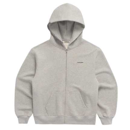 Heather Madhappy Classic Fleece Zip Up Hoodie