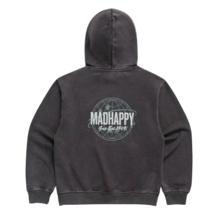 Madhappy And Gap Globe Hoodie Jet