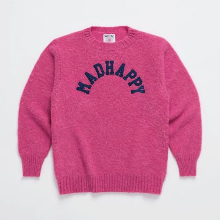 Madhappy Arch J. Press Shaggy Dog Crewneck Pink