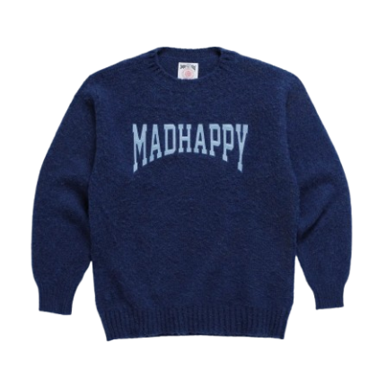 Madhappy Campus J. Press Shaggy Dog Crewneck Ocean-force