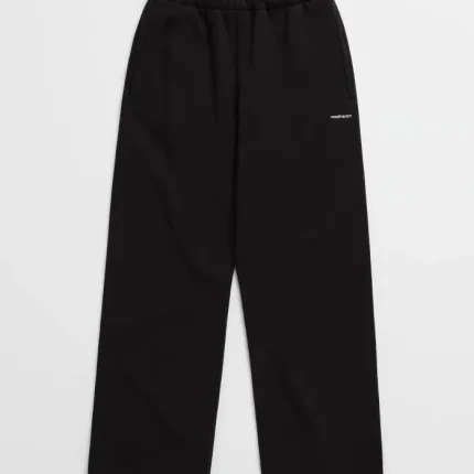 Madhappy Classics Fleece Straight Sweatpants Black