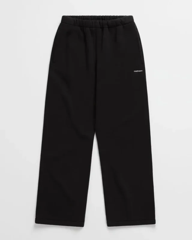 Madhappy Classics Fleece Straight Sweatpants Black