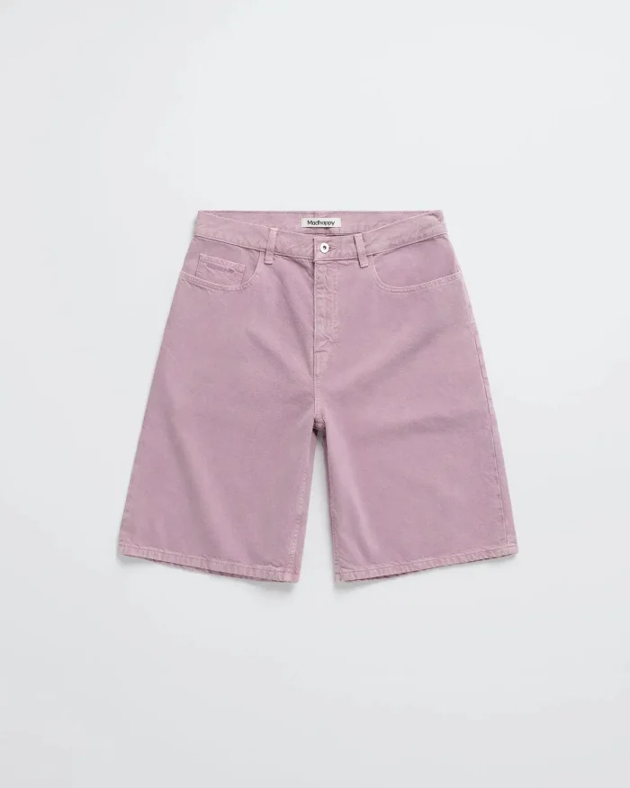 Madhappy Oversized Washed Twill Shorts Lilas