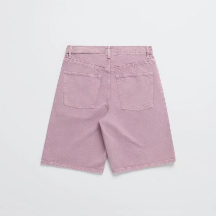 Madhappy Oversized Washed Twill Shorts Lilas