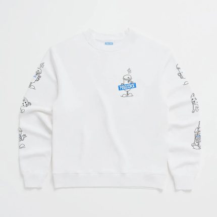 Madhappy Pantry Pals Fleece Crewneck White