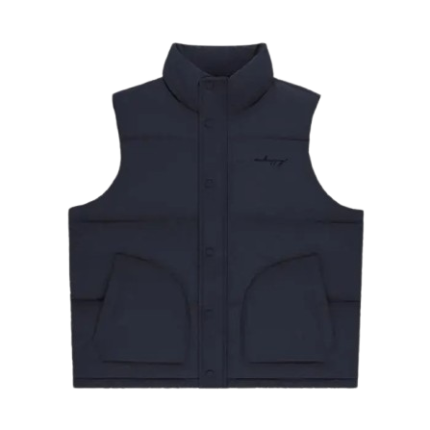 Navy Madhappy Cozy Puffer Vest