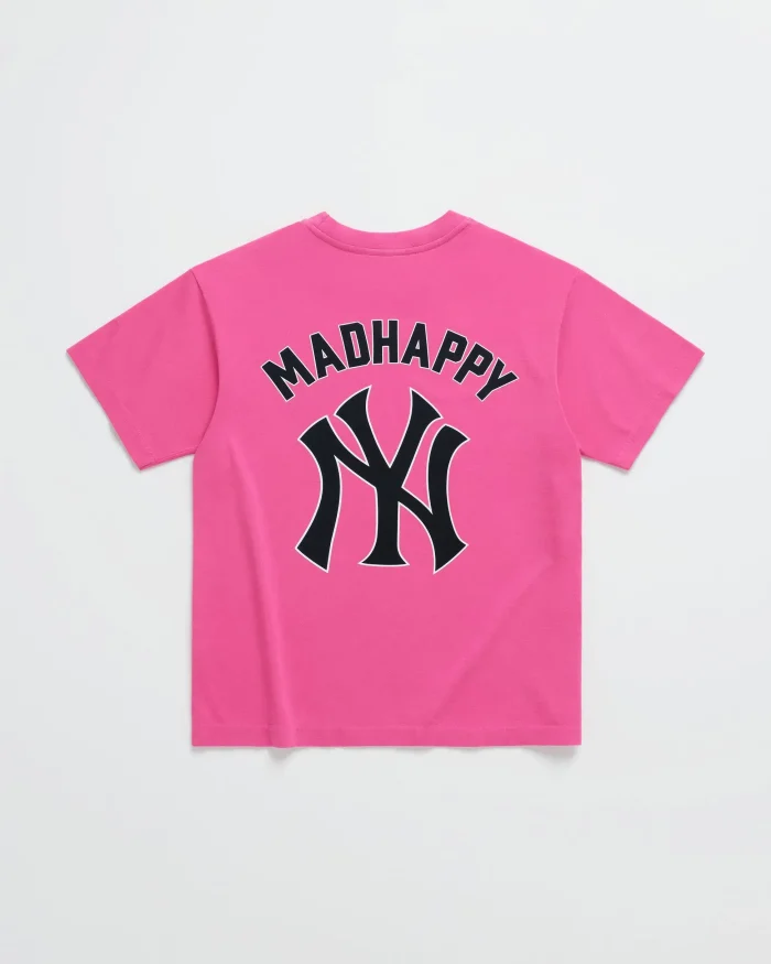 Pink Madhappy Yankees Midweight Tee