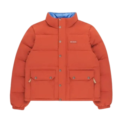 Rust-Red Madhappy x Columbia Wallowa Puffer Jacket