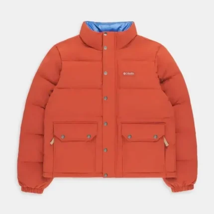 Rust-Red Madhappy x Columbia Wallowa Puffer Jacket