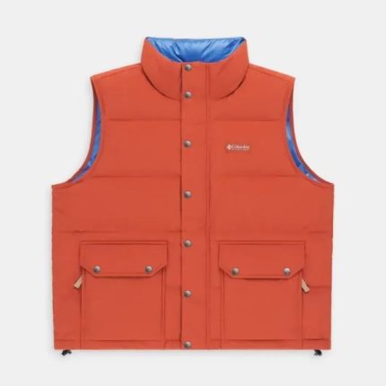 Rust-Red Madhappy x Columbia Wallowa Puffer Vest