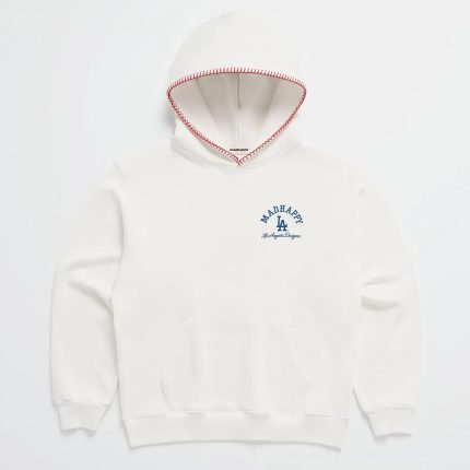 White Madhappy x Dodgers I Love LA Hoodie