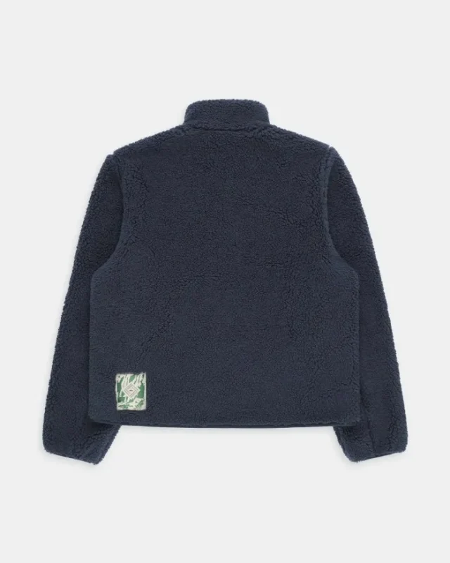 Collegiate-Navy Madhappy x Columbia Sherpa Full-Zip Jacket