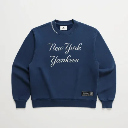 Atlantic Madhappy Yankees Script Crewneck