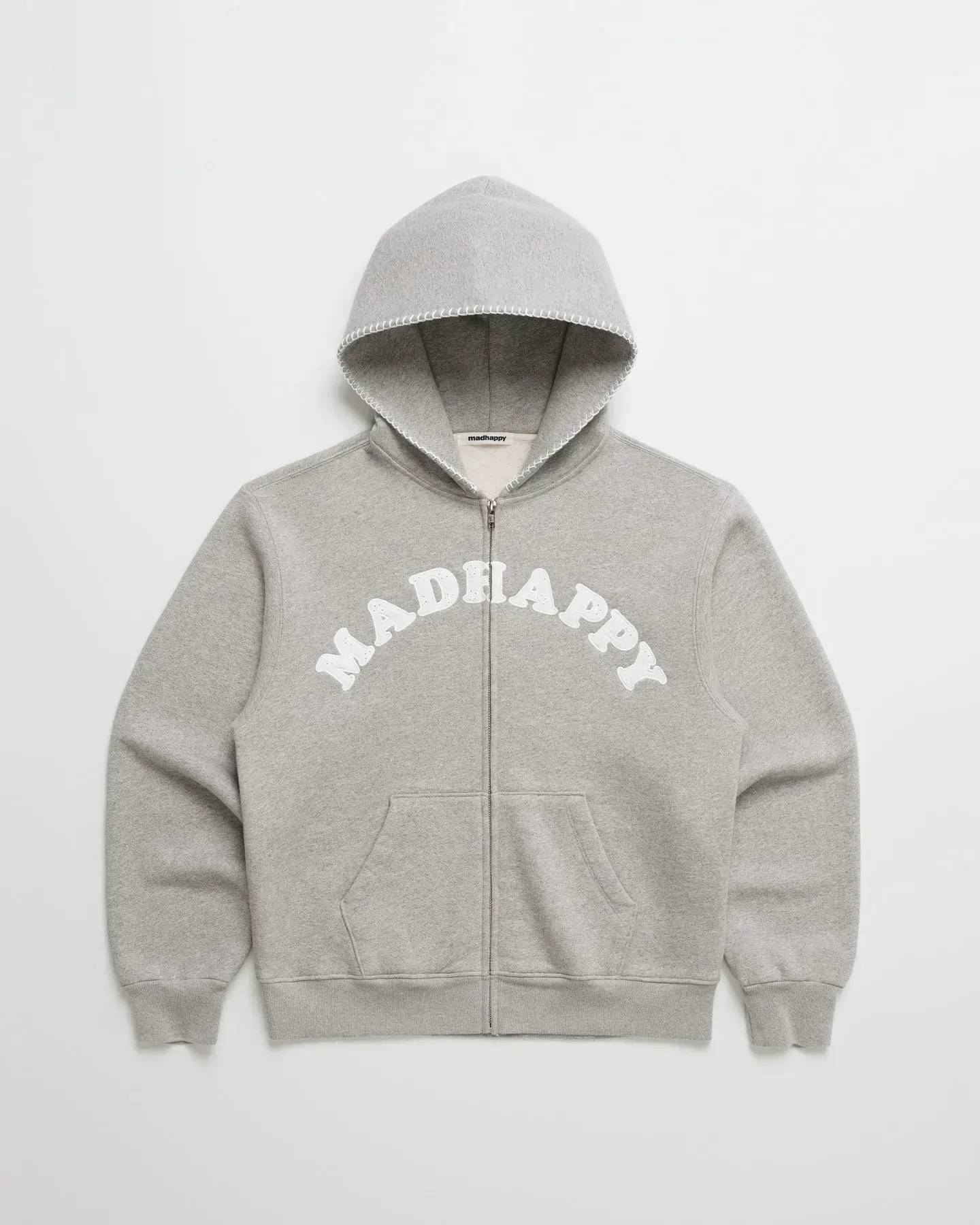 Madhappy Eyelet Cooper Fleece Zip Up Hoodie Madhappy Eyelet Cooper Fleece Zip Up Hoodie