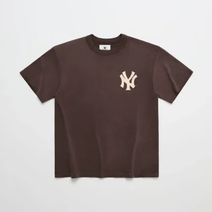 Dark Coffee Madhappy Yankees Washed Heavyweight Tee