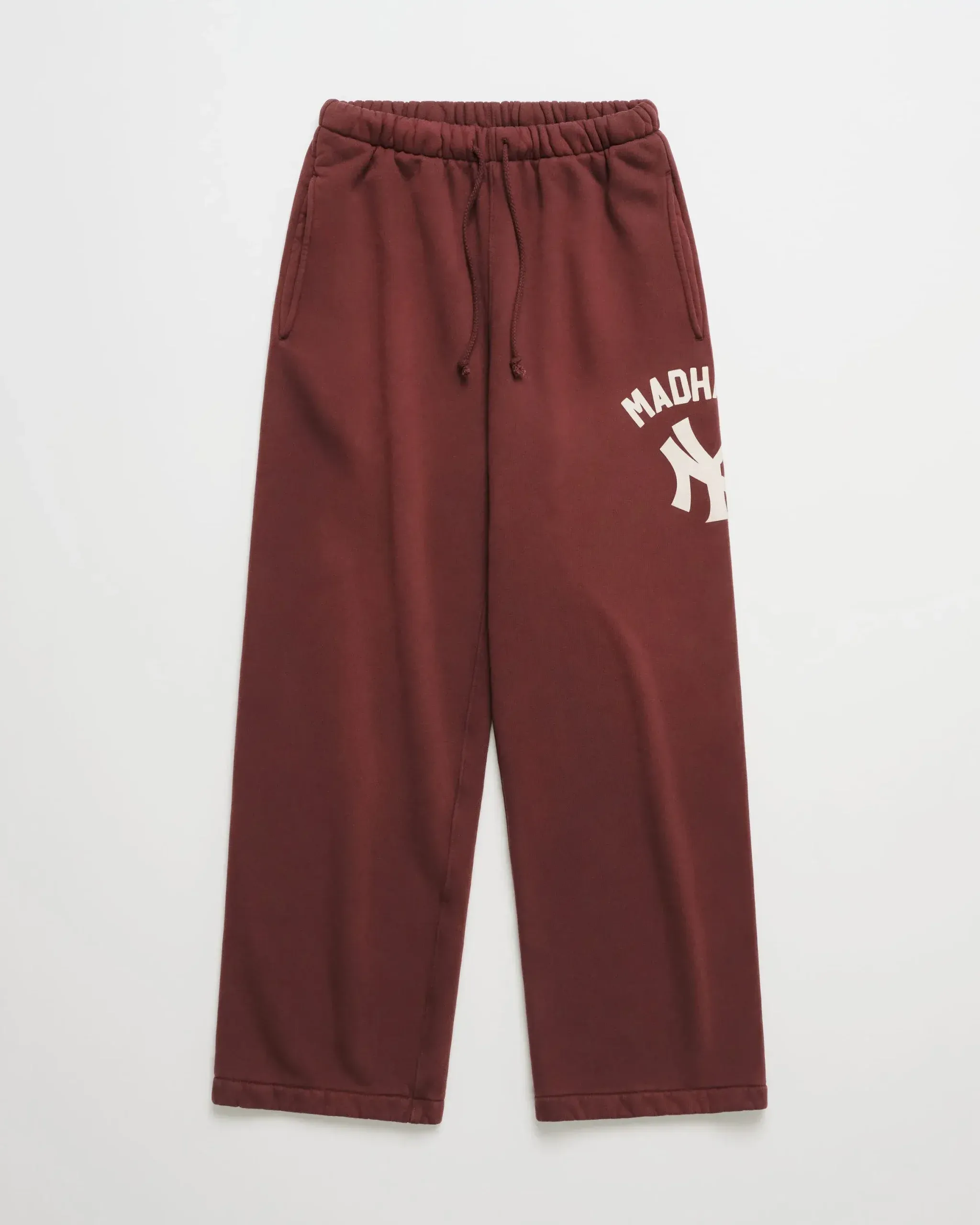 Garnet-Madhappy-Yankees-Washed-S Garnet Madhappy Yankees Washed Straight Sweatpant