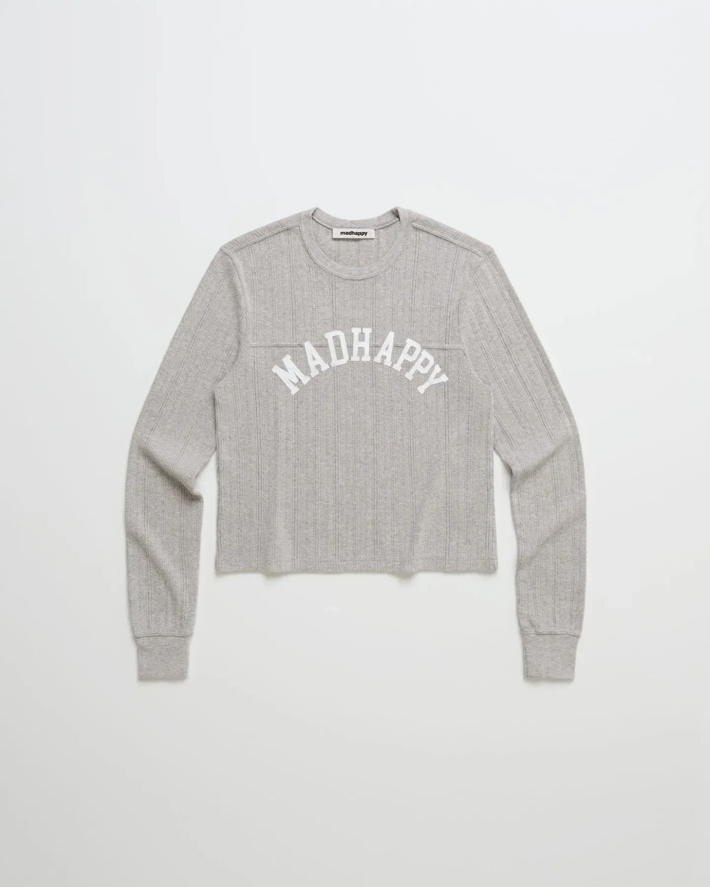 Heather-Madhappy-Pointelle-Athle Heather Madhappy Pointelle Athletic Tee