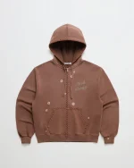 Madhappy Crystal Flower Zip Up Hoodie