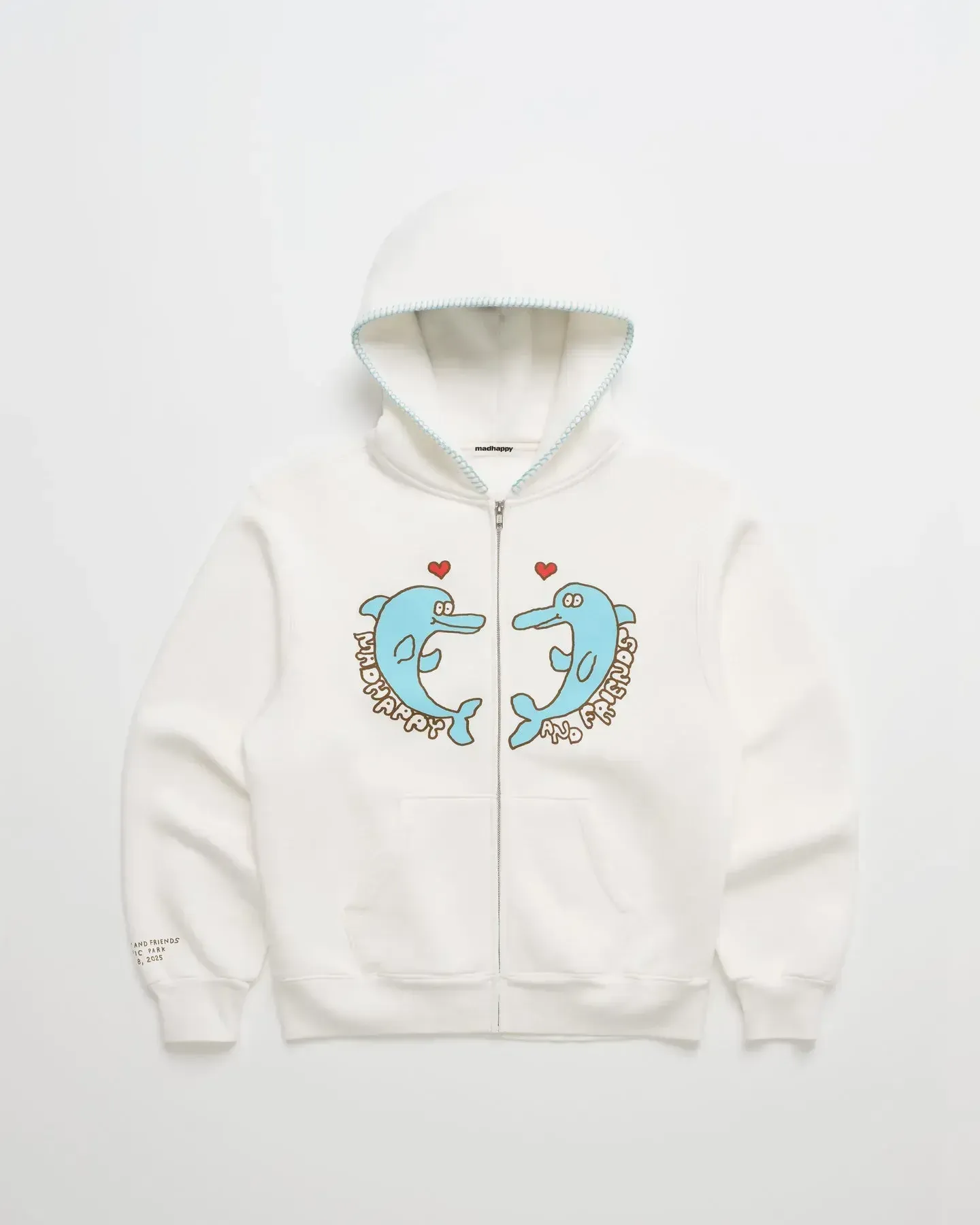 Madhappy & Friends Dolphin Fleece Zip Up Hoodie Madhappy & Friends Dolphin Fleece Zip Up Hoodie