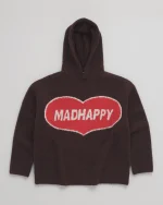 Madhappy Heart Boucle Hoodie Turtledove