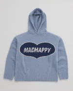 Madhappy Heart Boucle Hoodie Turtledove