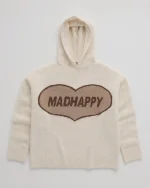 Madhappy Heart Boucle Hoodie Turtledove