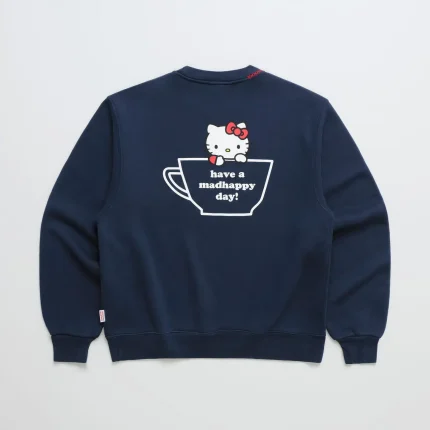 Madhappy Hello Kitty® Tea Cup Midweight Fleece Crewneck