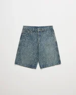 Madhappy Hysteric Glamour Zebra Print Denim Short