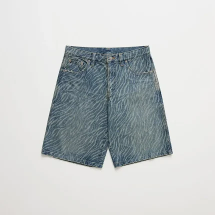 Madhappy Hysteric Glamour Zebra Print Denim Short
