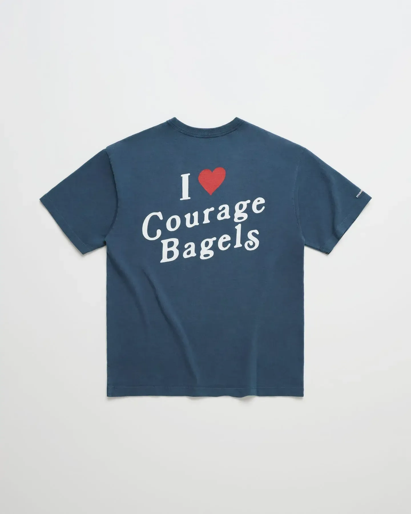 Madhappy-I-Heart-Courage-Bagels Madhappy I Heart Courage Bagels Heavyweight T-Shirt