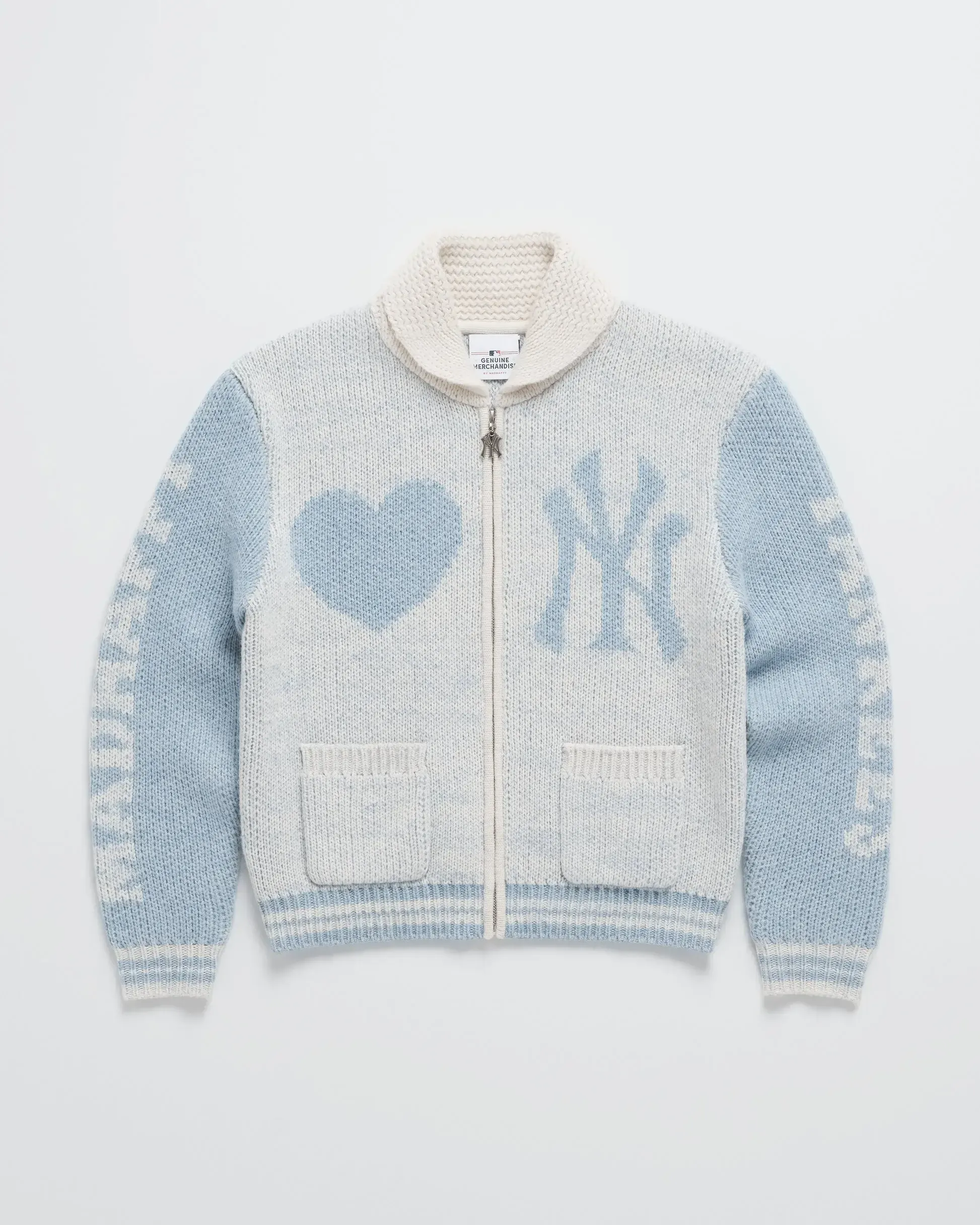 Madhappy Yankees Full Zip Shawl Sweater Madhappy Yankees Full Zip Shawl Sweater
