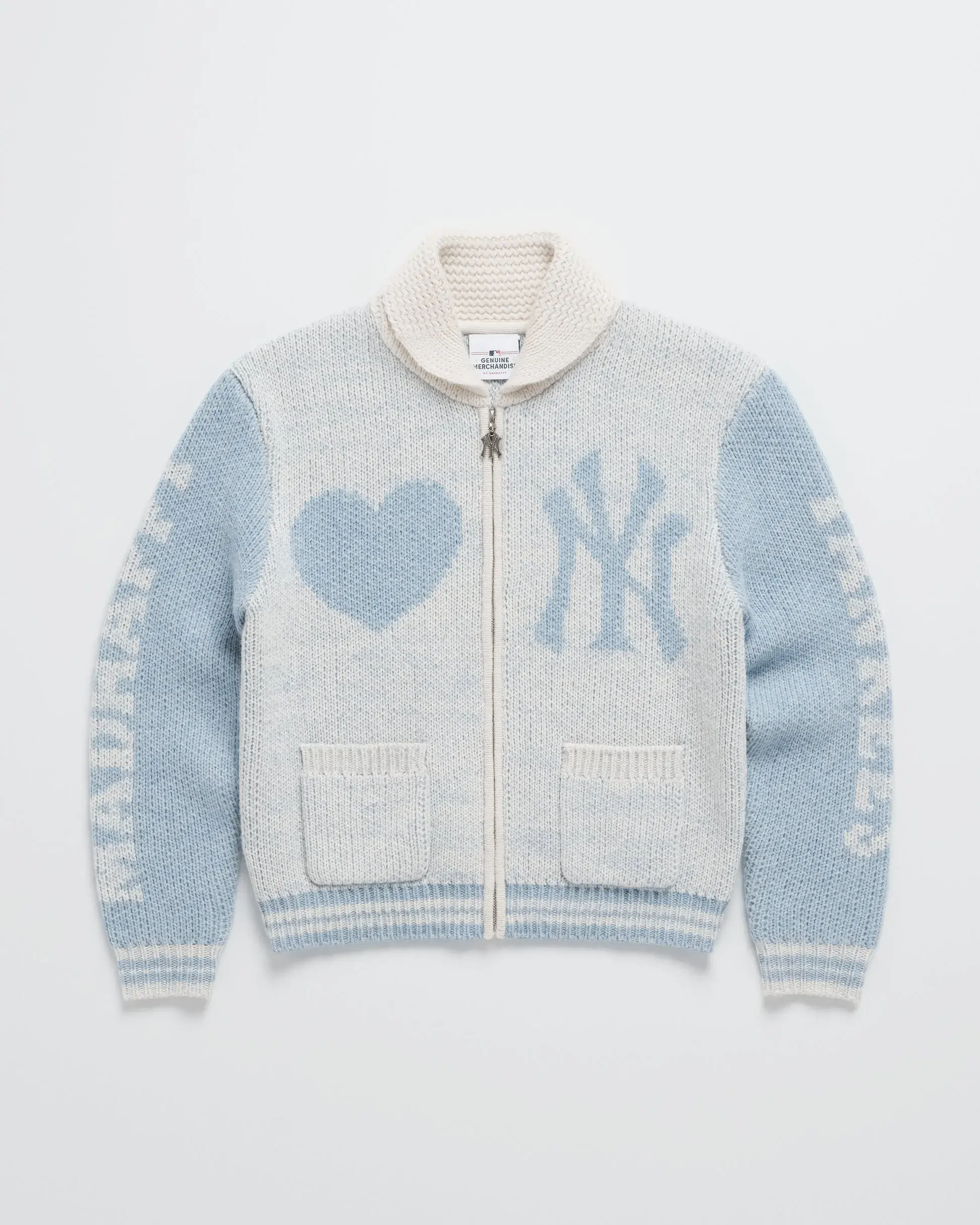 Madhappy Yankees Full Zip Shawl Sweater Madhappy Yankees Full Zip Shawl Sweater