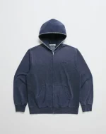 Light Grey Heather Madhappy Lightweight Zip Up Hoodie