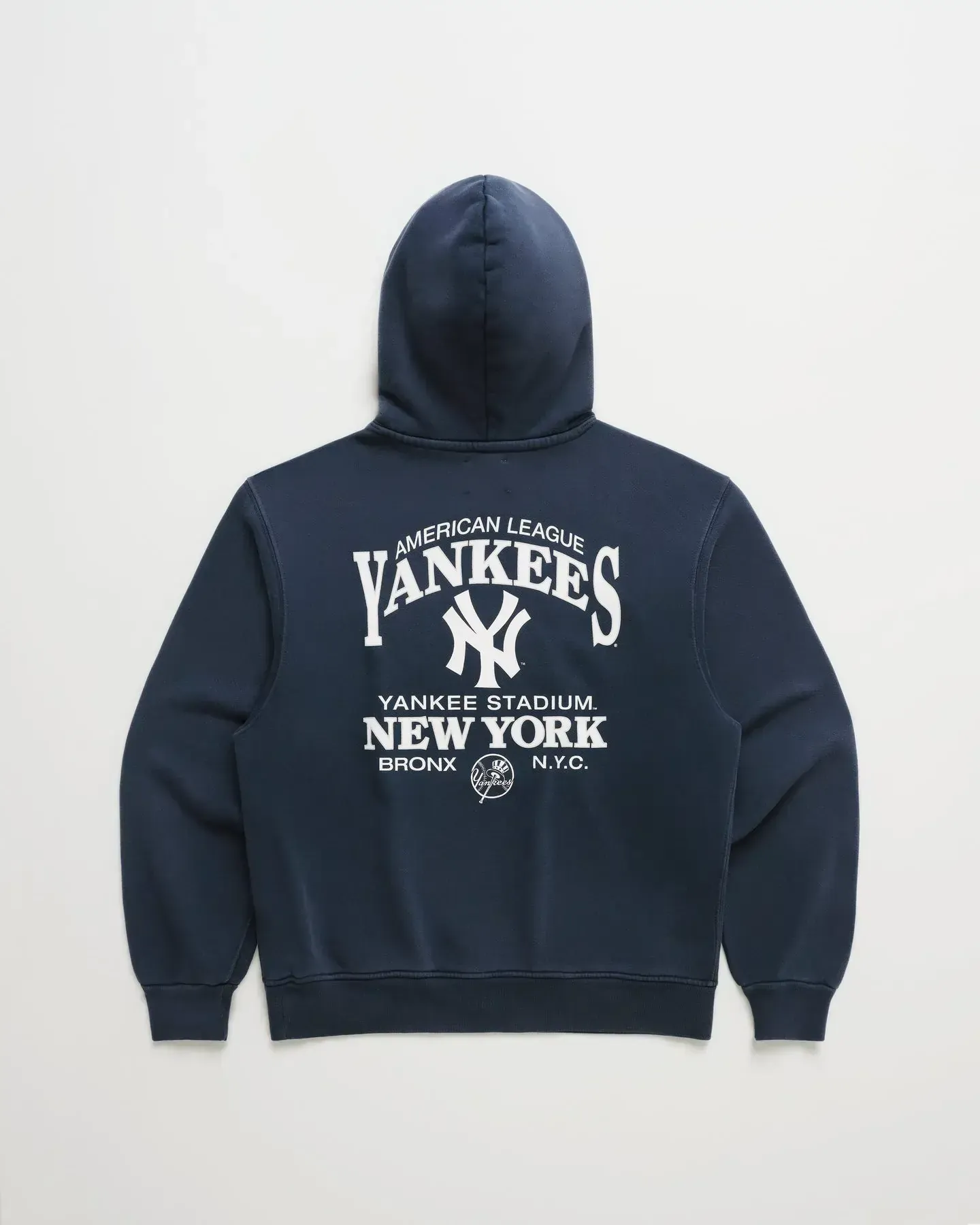 Navy Madhappy New York Yankees Washed Hoodie Navy Madhappy New York Yankees Washed Hoodie