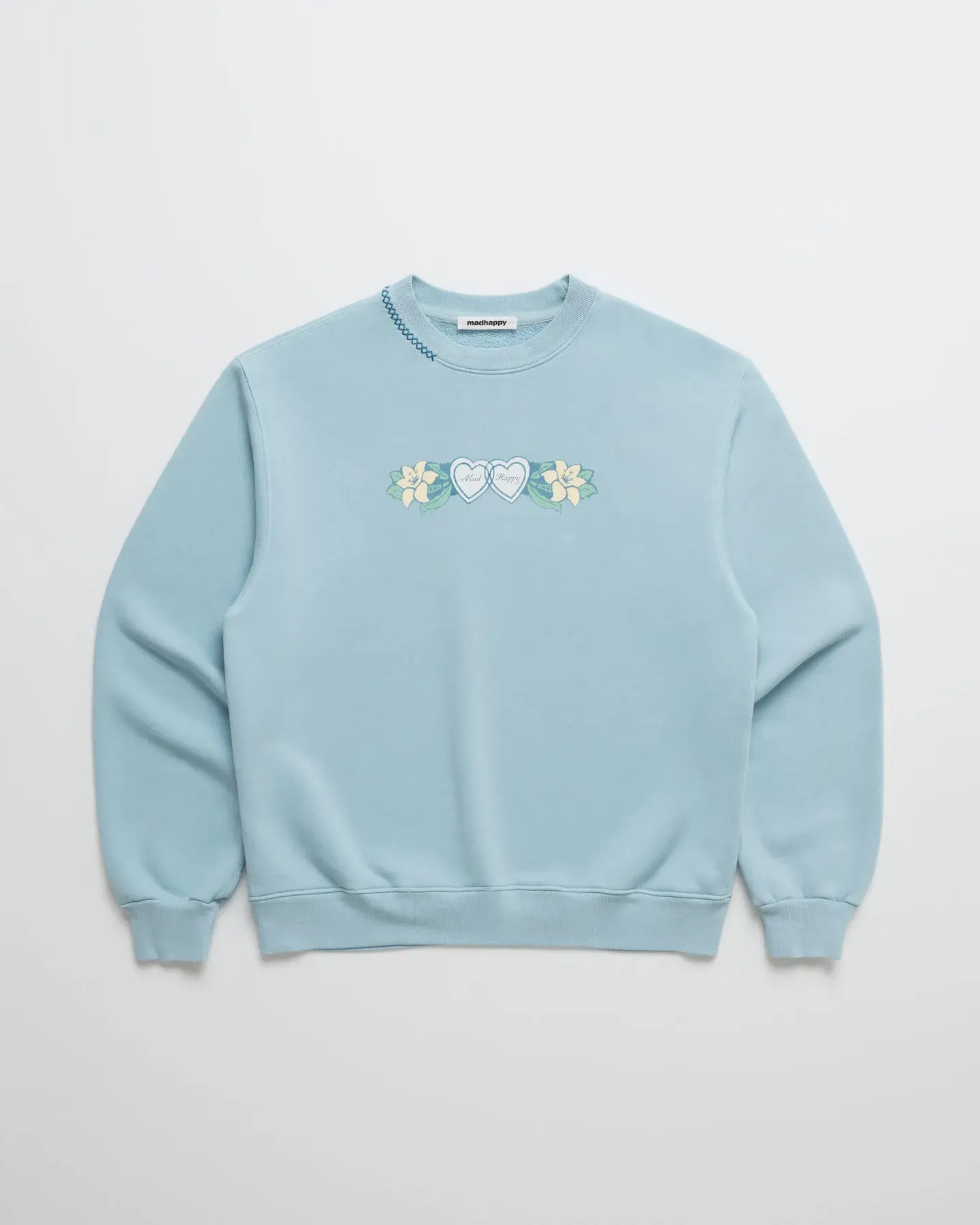 Madhappy Hearts & Lilies Fleece Crewneck Madhappy Hearts & Lilies Fleece Crewneck