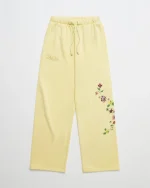 Light Plum Madhappy Office Kiko Floral Straight Leg