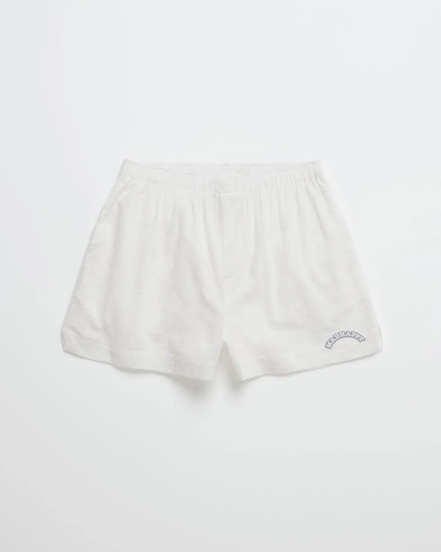 White Eyelet Madhappy Eyelet Boxer Short White Eyelet Madhappy Eyelet Boxer Short