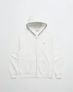 Light Grey Heather Madhappy Lightweight Zip Up Hoodie