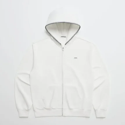 Light Grey Heather Madhappy Lightweight Zip Up Hoodie