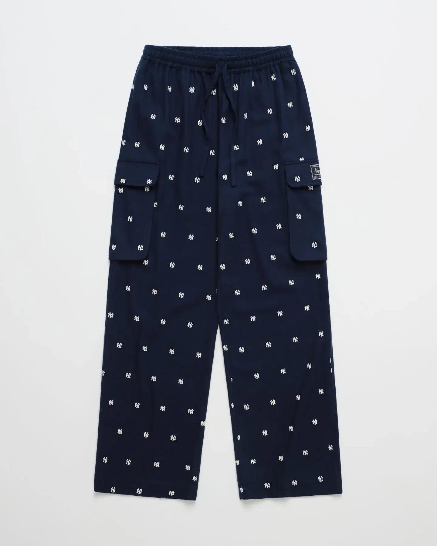 Navy Madhappy Yankees Flannel Boxer Pant Navy Madhappy Yankees Flannel Boxer Pant