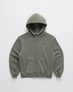 Madhappy Classics Fleece Zip Up Hoodie Moss